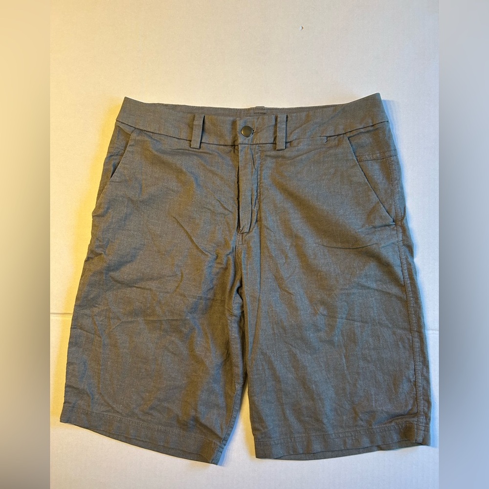 Lululemon Men’s The Works Short *Quick Oxford 11" Cable / Dark Ash Sz 30